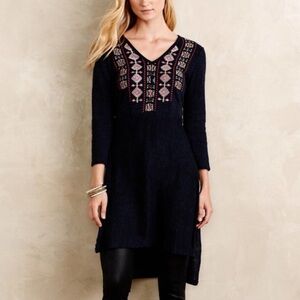 Anthropologie Akemi + Kin Navy Savin Sweater Dress